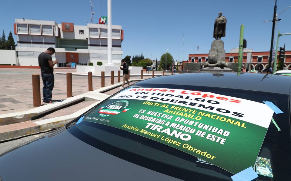 Marcha Anti AMLO en Pachuca El Sol de Hidalgo Noticias Locales